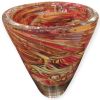 Vaso in Vetro di Murano Originale Conico Petalo d'Oriente H25